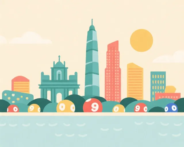 澳门与球号插画